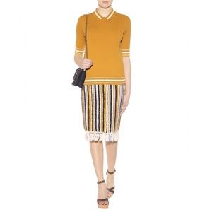 Tory Burch Crochet Knit Skirt